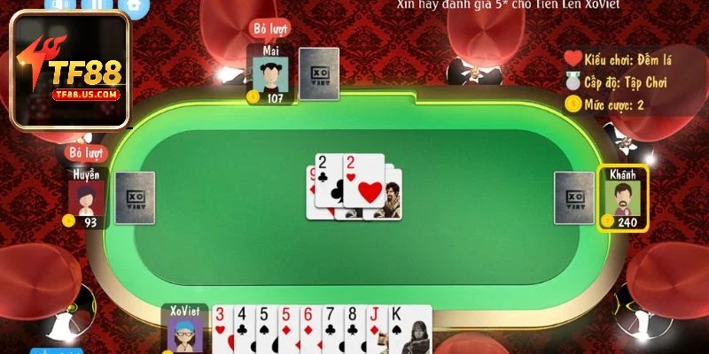 Tổng quan về game bài Tiến lên miền Nam TF88
